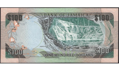 Ямайка 100 долларов 1994 (Jamaica 100 Dollars 1994) P 76a : UNC