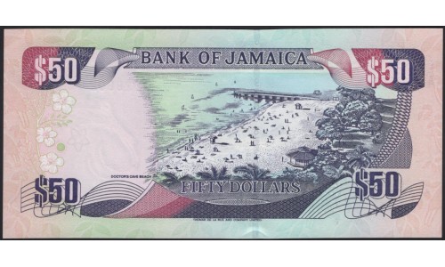 Ямайка 50 долларов 2004 (Jamaica 50 Dollars 2004) P 79e : UNC