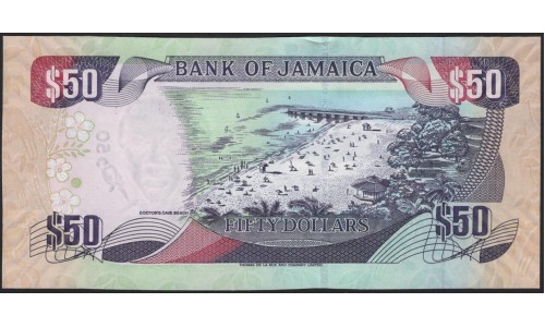 Ямайка 50 долларов 2008 (Jamaica 50 Dollars 2008) P 83c : UNC