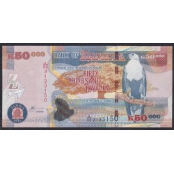 Замбия 50000 квача 2012 год (ZAMBIA 50000 kwacha 2012) P46h: UNC