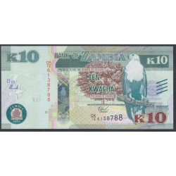 Замбия 10 квача 2015 год (ZAMBIA 10 kwacha 2015) P58a: UNC