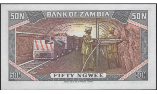 Замбия 50 нгве 1973 (ZAMBIA 50 ngwee 1973) P 14 : UNC